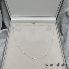 Charger l&#39;image dans la galerie, Collier or gris et diamants
