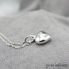 Upload image to gallery, White gold and diamond pendant necklace
