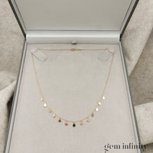 Upload image to gallery, Yellow gold tassel necklace
